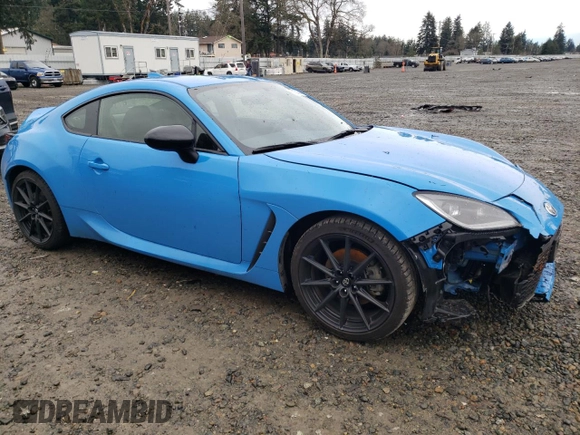 2023 Toyota GR86 Premium with VIN JF1ZNBE18P9758590, listed as a Copart auction lot 86137454 with 13,479 mi miles and Salvage Title. Bid and sale history available at carsss.com. Image 4.