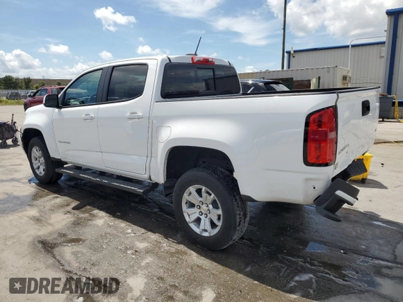 2022 Chevrolet Colorado 2WD LT with VIN 1GCGSCEN1N1110801, listed as a Copart auction lot 61085535 with 56,143 mi miles and Salvage title. Bid and sale history available at DreamBid. Image 2.