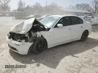 2007 BMW 5 Series 550i with VIN WBANB53567CP04231, listed as a Copart auction lot 49187015 with Not Provided miles and Salvage Title. Bid and sale history available at carsss.com. Image 1.