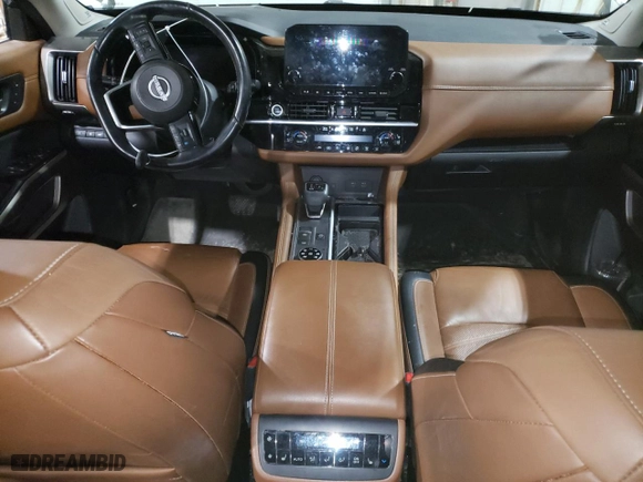 2022 Nissan Pathfinder Platinum with VIN 5N1DR3DK7NC223867, listed as a Copart auction lot 48601215 with 0 mi miles and Salvage Title. Bid and sale history available at carsss.com. Image 8.