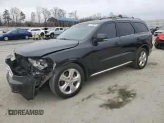 2015 Dodge Durango Limited with VIN 1C4RDHDG9FC694986, listed as a Copart auction lot 47779525 with 192,598 mi miles and Salvage Title. Bid and sale history available at carsss.com. Image 1.