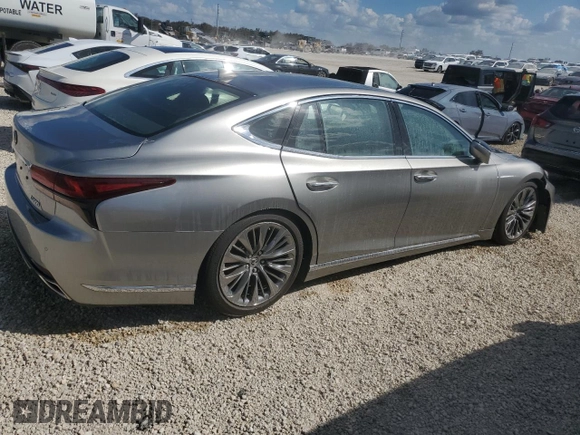 2021 Lexus LS 500 with VIN JTHD51FF7M5014893, listed as a Copart auction lot 75668634 with Not provided miles and Non repairable. Bid and sale history available at DreamBid. Image 3.