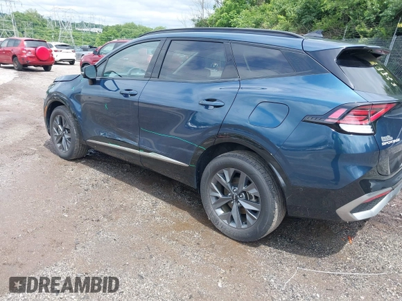 2023 Kia Sportage SX-Prestige with VIN KNDPXCAGXP7011855, listed as a IAAI auction lot 42346789 with 39,088 mi miles and . Bid and sale history available at DreamBid. Image 3.