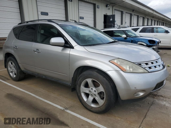 2003 Nissan Murano SL with VIN JN8AZ08W03W219842, listed as a Copart auction lot 55554015 with 137,209 mi miles and Clean Title. Bid and sale history available at DreamBid. Image 4.