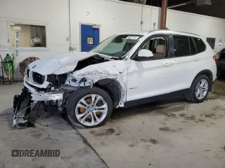 2016 BMW X3 xDrive35i z VIN 5UXWX7C5XG0R18014, wystawiony jako Copart lot #58207745 z przebiegiem Nie podano mil oraz Szkoda całkowita • Salvage title. Historia ofert i sprzedaży dostępna na DreamBid. Obrazek 1.