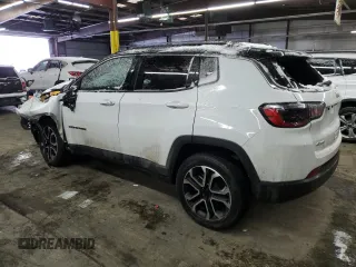 2023 Jeep Compass Limited with VIN 3C4NJDCN3PT569200, listed as a Copart auction lot 45602815 with 20,645 mi miles and Salvage Title. Bid and sale history available at carsss.com. Image 2.