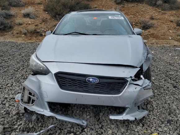 2018 Subaru Impreza Sport with VIN 4S3GTAM62J3710303, listed as a Copart auction lot 49670325 with 0 mi miles and Salvage Title. Bid and sale history available at carsss.com. Image 5.