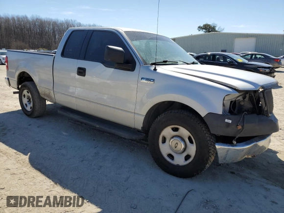 2006 Ford F-150 STX with VIN 1FTRX12W56NA71121, listed as a Copart auction lot 49388495 with 158,971 mi miles and Salvage Title. Bid and sale history available at carsss.com. Image 4.
