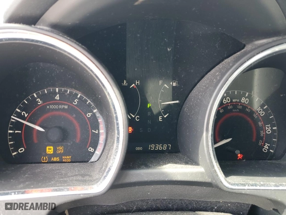 2008 Toyota Highlander with VIN JTEDS41A982041507, listed as a Copart auction lot 51135635 with 193,687 mi miles and Salvage Title. Bid and sale history available at carsss.com. Image 9.
