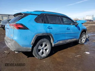 2021 Toyota RAV4 Hybrid XLE with VIN 4T3RWRFV0MU048192, listed as a Copart auction lot 46484215 with 46,942 mi miles and Salvage Title. Bid and sale history available at carsss.com. Image 3.