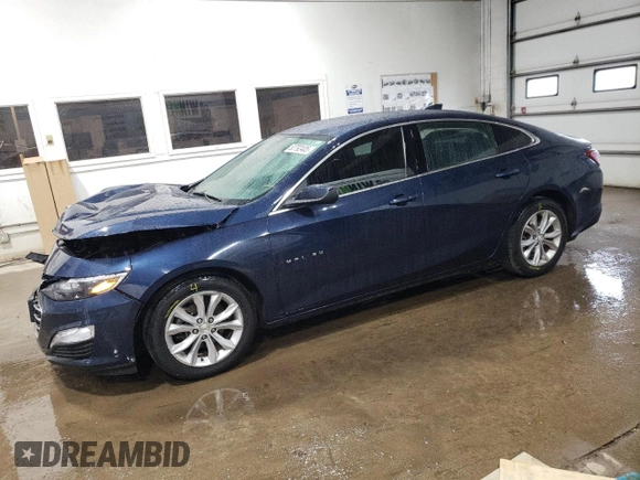 2020 Chevrolet Malibu LT with VIN 1G1ZD5STXLF057851, listed as a Copart auction lot 52792405 with 185,531 mi miles and Salvage Title. Bid and sale history available at DreamBid. Image 1.