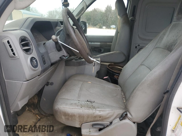2013 Ford Econoline Cargo Commercial with VIN 1FTNS2EW7DDA58422, listed as a Copart auction lot 48943125 with Not Provided miles and Salvage Title. Bid and sale history available at carsss.com. Image 7.