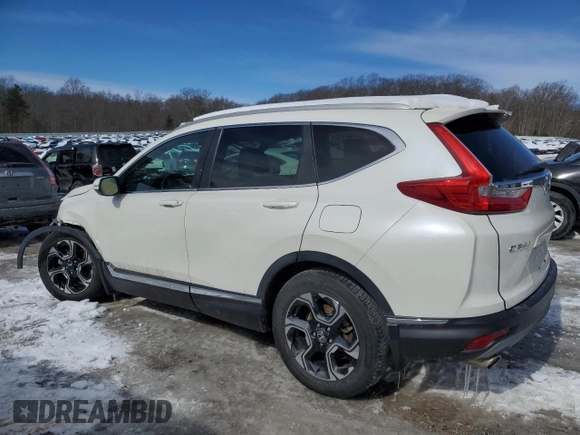 2017 Honda CR-V Touring with VIN 5J6RW2H90HL051779, listed as a Copart auction lot 45591765 with 89,306 mi miles and Salvage Title. Bid and sale history available at carsss.com. Image 2.