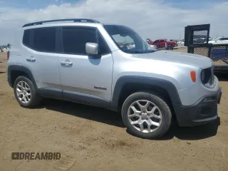 2017 Jeep Renegade Altitude with VIN ZACCJBBB5HPF33696, listed as a Copart auction lot 58428425 with 109,230 mi miles and Salvage title. Bid and sale history available at DreamBid. Image 4.
