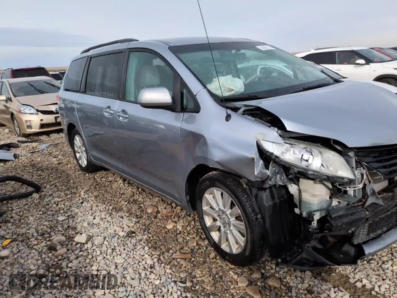2012 Toyota Sienna LE with VIN 5TDJK3DC8CS031664, listed as a Copart auction lot 46085105 with 152,758 mi miles and Salvage Title. Bid and sale history available at carsss.com. Image 15.