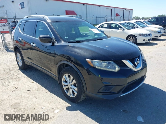 2016 Nissan Rogue SV with VIN 5N1AT2MT6GC829137, listed as a IAAI auction lot 42141620 with 143,279 mi miles. Bid and sale history available at carsss.com. Image 1.