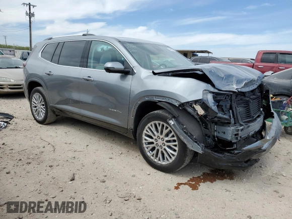 2024 GMC Acadia FWD Denali z VIN 1GKENLKS1RJ176560, wystawiony jako Copart lot #49456855 z przebiegiem 5 509 mil mil oraz Szkoda całkowita • Salvage title. Historia ofert i sprzedaży dostępna na DreamBid. Obrazek 4.