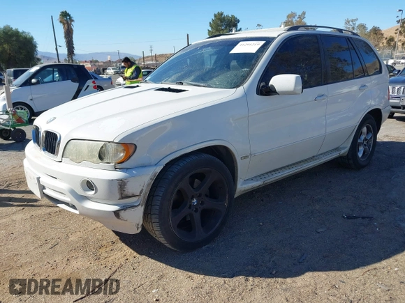 2002 BMW X5 3.0i with VIN 5UXFA53522LP52987, listed as a IAAI auction lot 41291219 with 185,541 mi miles. Bid and sale history available at carsss.com. Image 2.