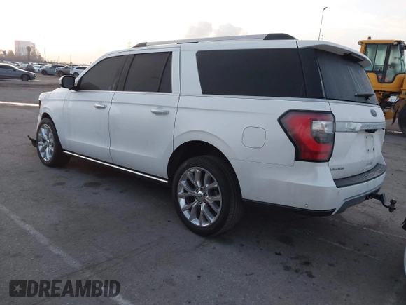 2019 Ford Expedition Max Limited with VIN 1FMJK1KT5KEA89352, listed as a IAAI auction lot 41540102 with 164,323 mi miles and . Bid and sale history available at DreamBid. Image 3.