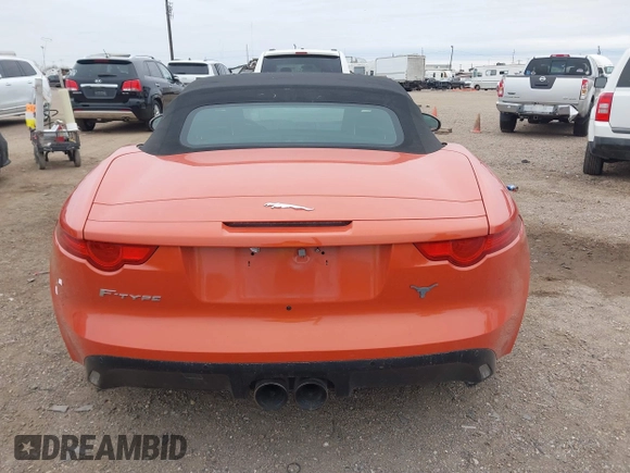 2014 Jaguar F-Type V6 with VIN SAJWA6E77E8K06989, listed as a IAAI auction lot 41286537 with 54,977 mi miles and . Bid and sale history available at DreamBid. Image 16.