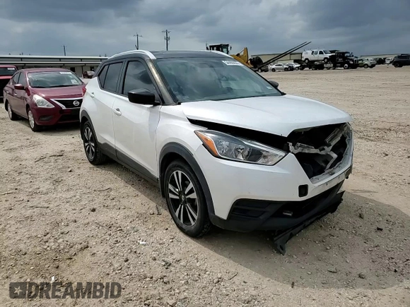 2019 Nissan Kicks SR with VIN 3N1CP5CU7KL516370, listed as a Copart auction lot 54486635 with 112,250 mi miles and Salvage Title. Bid and sale history available at carsss.com. Image 13.