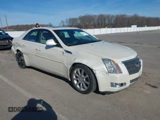 2008 Cadillac CTS RWD w/1SA with VIN 1G6DM577180120944, listed as a IAAI auction lot 41858676 with 120,721 mi miles. Bid and sale history available at carsss.com. Image 1.