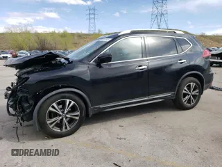 2017 Nissan Rogue SL z VIN JN8AT2MV3HW285898, wystawiony jako Copart lot #55613845 z przebiegiem 151 584 mil mil oraz Szkoda całkowita • Salvage title. Historia ofert i sprzedaży dostępna na DreamBid. Obrazek 1.