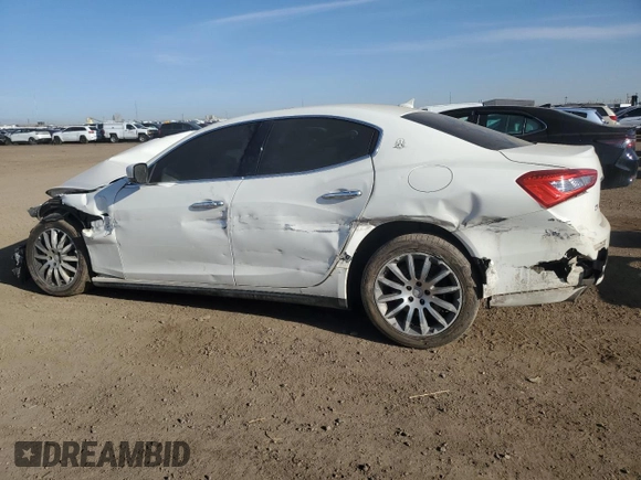 2014 Maserati Ghibli S Q4 z VIN ZAM57RTAXE1092970, wystawiony jako Copart lot #48617585 z przebiegiem 92 976 mil mil oraz Szkoda całkowita • Salvage title. Historia ofert i sprzedaży dostępna na DreamBid. Obrazek 2.