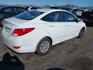 2015 Hyundai Accent GLS with VIN KMHCT4AEXFU905526, listed as a IAAI auction lot 41740175 with 104,023 mi miles and . Bid and sale history available at carsss.com. Image 4.