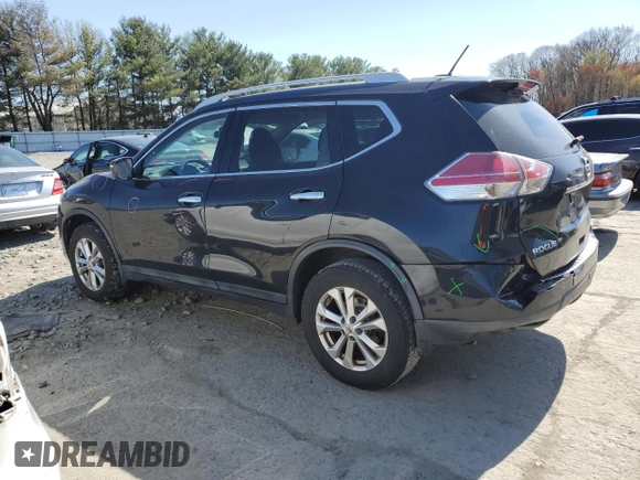 2014 Nissan Rogue SV with VIN 5N1AT2MV3EC866306, listed as a Copart auction lot 53285165 with 122,054 mi miles and Salvage Title. Bid and sale history available at carsss.com. Image 2.
