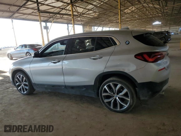 2021 BMW X2 sDrive28i with VIN WBXYH9C07M5T03462, listed as a Copart auction lot 56539503 with 0 mi miles and Salvage Title. Bid and sale history available at carsss.com. Image 2.