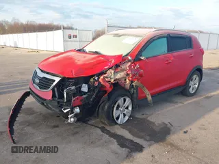 2013 Kia Sportage LX with VIN KNDPBCA29D7545542, listed as a IAAI auction lot 41863222 with Not Provided miles and . Bid and sale history available at carsss.com. Image 18.