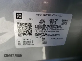 2025 GMC Acadia AWD Elevation z VIN 1GKENNRS6SJ209902, wystawiony jako Copart lot #52977065 z przebiegiem 1 540 mil mil oraz Czysty tytuł • Clean title. Historia ofert i sprzedaży dostępna na DreamBid. Obrazek 13.