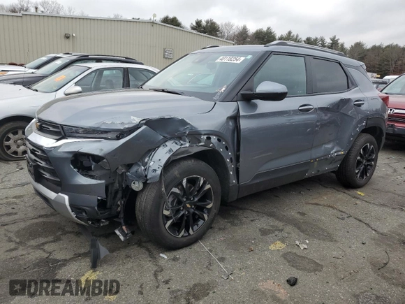 2021 Chevrolet TrailBlazer LT with VIN KL79MRSL5MB164004, listed as a Copart auction lot 40118254 with 60,508 mi miles and . Bid and sale history available at DreamBid. Image 1.