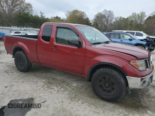 2006 Nissan Frontier SE with VIN 1N6AD06U76C466659, listed as a Copart auction lot 52045855 with 218,985 mi miles and Salvage title. Bid and sale history available at DreamBid. Image 4.