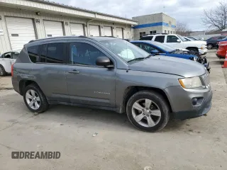 2013 Jeep Compass Sport with VIN 1C4NJCBB7DD230071, listed as a Copart auction lot 48195765 with 162,029 mi miles and Salvage Title. Bid and sale history available at carsss.com. Image 4.