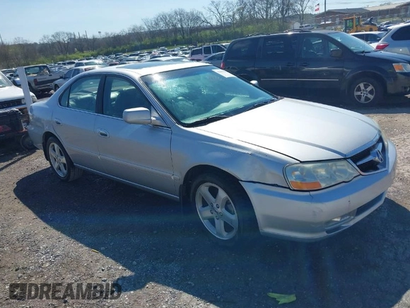 2003 Acura TL Type S with VIN 19UUA56803A024369, listed as a IAAI auction lot 41891199 with 206,727 mi miles. Bid and sale history available at carsss.com. Image 1.