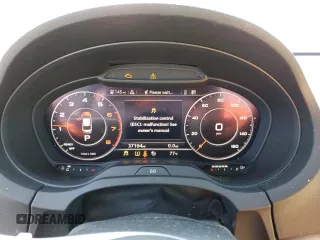 2018 Audi A3 Sedan Premium with VIN WAUAUGFF6J1091328, listed as a Copart auction lot 67236414 with 37,164 mi miles and Salvage Title. Bid and sale history available at carsss.com. Image 9.