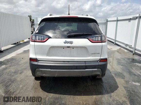 2020 Jeep Cherokee Limited with VIN 1C4PJLDB4LD530011, listed as a Copart auction lot 51041985 with 53,590 mi miles and Clean Title. Bid and sale history available at carsss.com. Image 6.