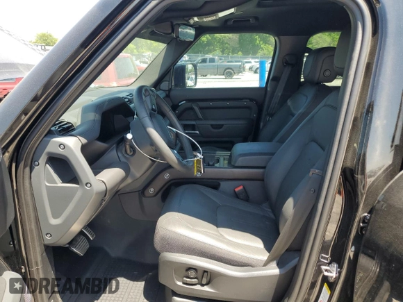 2024 Land Rover Defender X with VIN SALEX7EU2R2314703, listed as a Copart auction lot 54610625 with 5,351 mi miles and Salvage title. Bid and sale history available at DreamBid. Image 7.