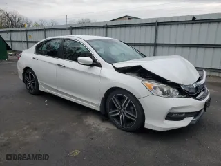 2016 Honda Accord Sedan Sport with VIN 1HGCR2F56GA132414, listed as a Copart auction lot 52891895 with 107,688 mi miles and Salvage Title. Bid and sale history available at carsss.com. Image 4.