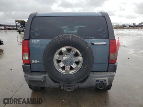 2006 Hummer H3 with VIN 5GTDN136168175028, listed as a Copart auction lot 86621534 with 201,128 mi miles and Salvage Title. Bid and sale history available at DreamBid. Image 6.