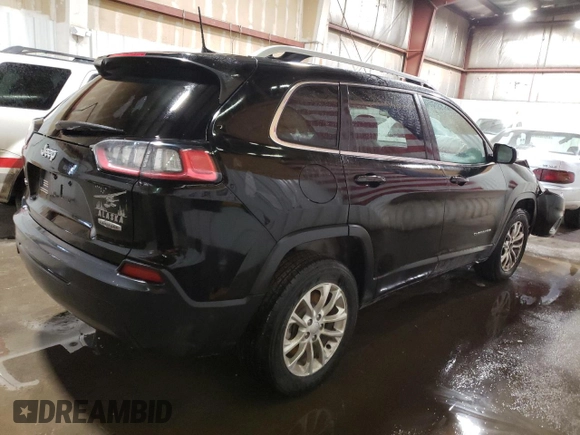 2019 Jeep Cherokee Latitude with VIN 1C4PJMCB5KD375555, listed as a Copart auction lot 47812655 with 77,106 mi miles and Salvage Title. Bid and sale history available at carsss.com. Image 3.
