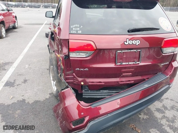 2019 Jeep Grand Cherokee Laredo E with VIN 1C4RJFAG2KC814154, listed as a IAAI auction lot 38877814 with 54,119 mi miles. Bid and sale history available at carsss.com. Image 19.