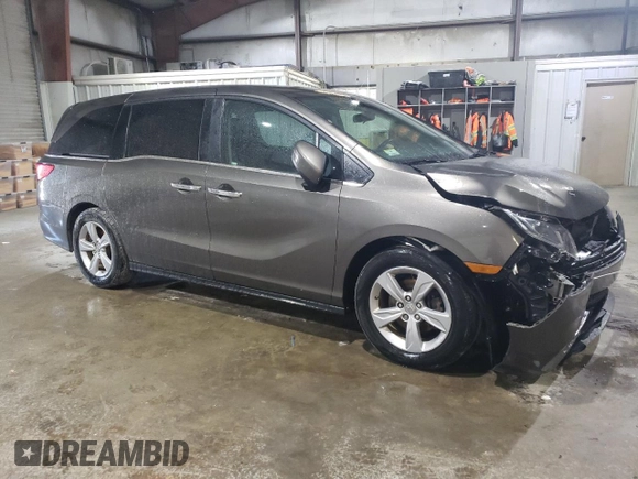 2020 Honda Odyssey EX with VIN 5FNRL6H51LB004114, listed as a Copart auction lot 46118975 with 87,542 mi miles and Non repairable. Bid and sale history available at DreamBid. Image 4.