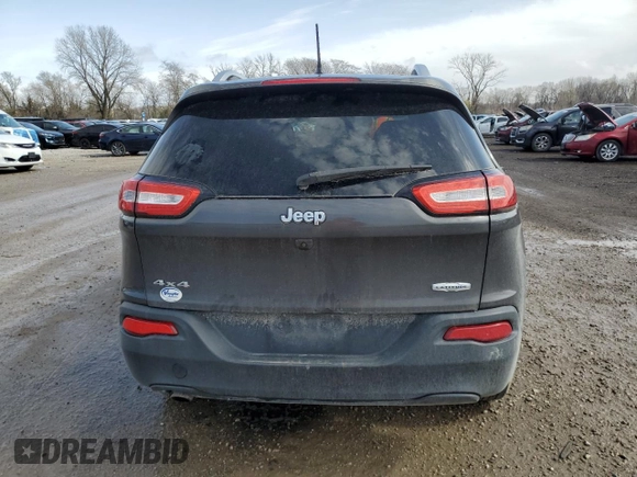 2015 Jeep Cherokee Latitude with VIN 1C4PJMCB8FW714755, listed as a Copart auction lot 51433485 with 174,632 mi miles and Salvage Title. Bid and sale history available at carsss.com. Image 6.