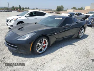 2014 Chevrolet Corvette 1LT with VIN 1G1YB2D74E5115073, listed as a Copart auction lot 58377745 with Not provided miles and Clean title. Bid and sale history available at DreamBid. Image 1.