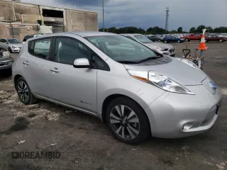 2016 Nissan LEAF S with VIN 1N4BZ0CP1GC311250, listed as a Copart auction lot 63295343 with 43,542 mi miles. Bid and sale history available at carsss.com. Image 4.