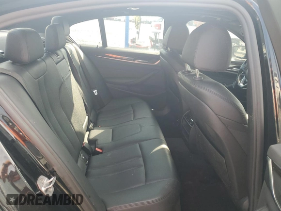 2018 BMW 5 Series 530i xDrive with VIN WBAJA7C55JWA74479, listed as a Copart auction lot 59689085 with 114,329 mi miles and Salvage title. Bid and sale history available at DreamBid. Image 10.