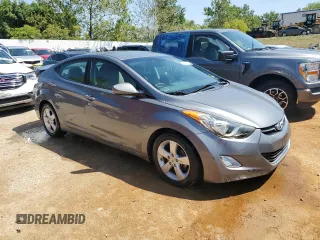2013 Hyundai Elantra GLS with VIN 5NPDH4AE6DH374729, listed as a Copart auction lot 65541973 with 105,181 mi miles and Salvage title. Bid and sale history available at DreamBid. Image 4.